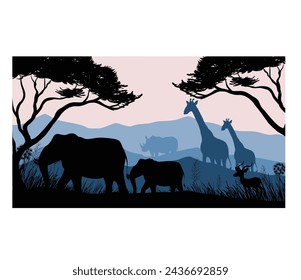 wild animals design - eps 10