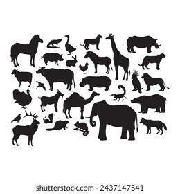 wild animals design - eps 10