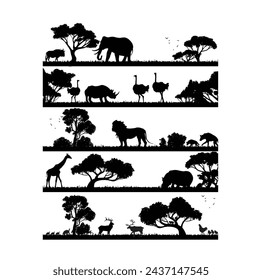 wild animals design - eps 10