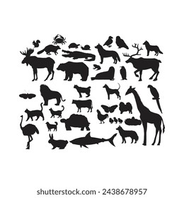 wild animals design - eps 10