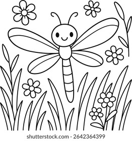 Wild Animals illustration line art