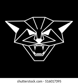  wild animals in a linear style for use on logos, badges and can be use for greeting cards, covers, stamps, web design and other purposes