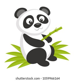 Animal Alphabet P Panda Vector Illustration Stock Vector (Royalty Free ...