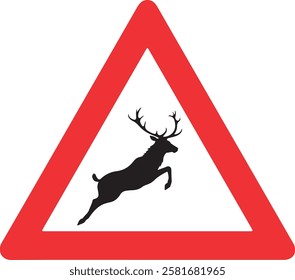 Wild Animals Passable Sign Traffic Sign
