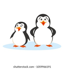 Wild animals. Penguins Wildlife Vector