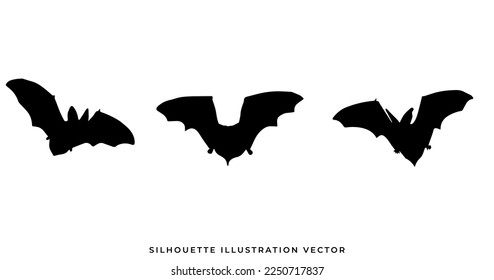 wild animals silhouettes vector illustration. Isolated animals