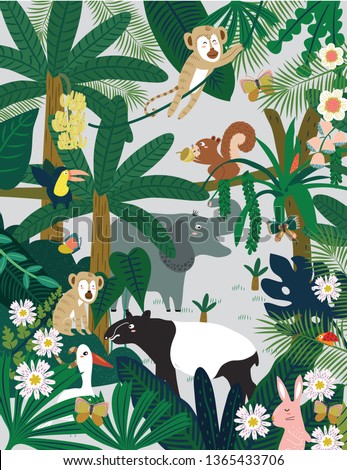Wild Animals Vector