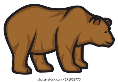 wild bear (grizzly)