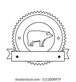 wild bear grizzly icon