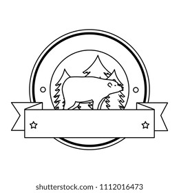 wild bear grizzly icon