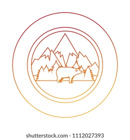 wild bear grizzly seal stamp