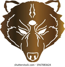 wild bear logo for esport team