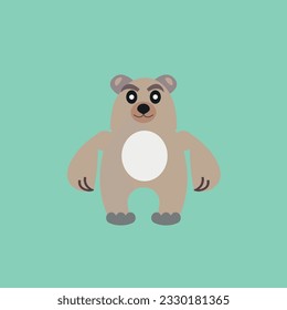Wild bear but still cute.eps