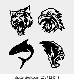 Wild Beast Animal Vector Icon 