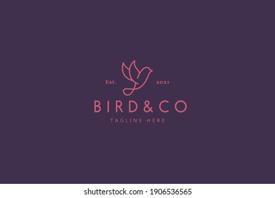 Wild Bird Nature Life Illustration Logo and Branding