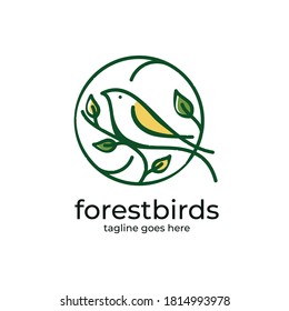 Wild Bird simple and modern logo