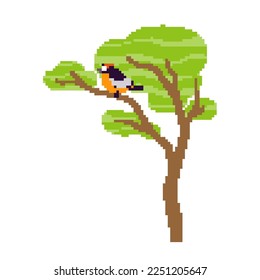 Wild bird. Vector illustration that is easy to edit.