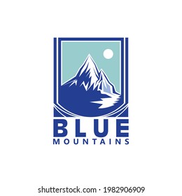 Wild blue mountain logo inspiration