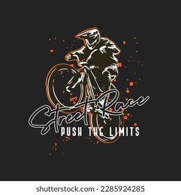 WILD BMX RAIDER BIKERS VECTOR