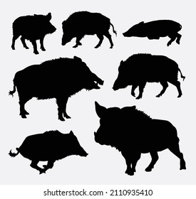 Wildschwein-Silhouette für jedes Design, das Sie wünschen