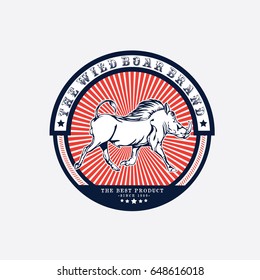 The Wild Boar Brand Logo Vector