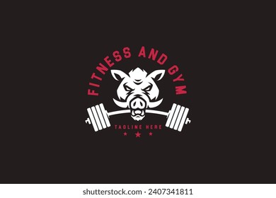 Fitness- und Fitnessstudio für Wildschweine: modernes Logo für Fitness- und Fitnessbranche