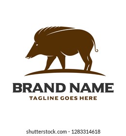 wild boar logo design your company