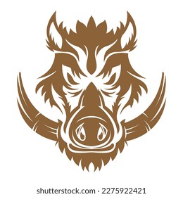 Wild Boar logo icon design illustration