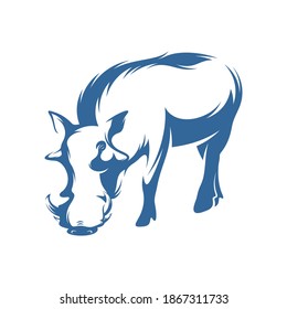 Wild boar logo vector template, Creative Wild boar logo design concepts, icon symbol, illustration
