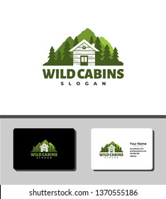 wild cabins logo