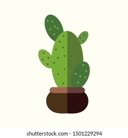 Wild cactus color icon. Desert flora. 