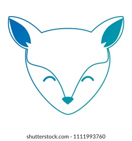wild canadian fox head
