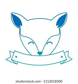 wild canadian fox head