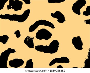 Fondo De Piel De Gato Salvaje. Arte de moda de Savannah. Fondo De Piel De Piel De Pieles De Animales. Piel leopardo vectorial realista. Impresión colorida. Exótico Leopard Art. Camuflaje de lujo. Textura de moda de Safari.