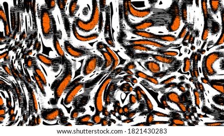 Wild cat fur pattern. Exotic vector background