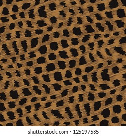 Wild cat fur print. Seamless pattern. Vector.