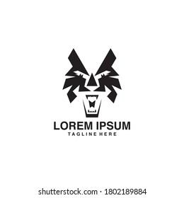 Wild Cat Logo Vector Illustration Icon