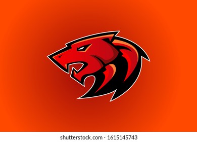 Wild Cat Mascot Logo Vector Eps Stock Vector (Royalty Free) 1615145743 ...