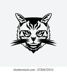 Wild Cat Maskottchen Logo Vektorgrafik