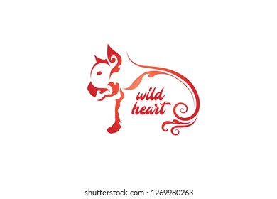 Wild cat swirl