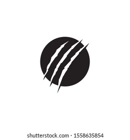 wild claw vector silhouette monochrome design