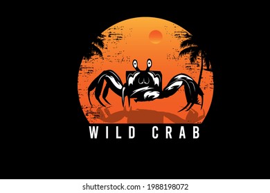 wild crab color orange and yellow