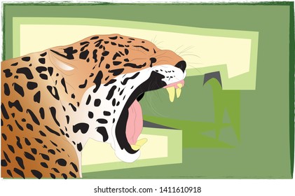 Wild and dangerous nature animals