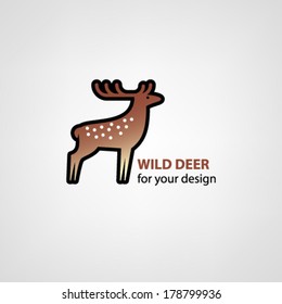 wild deer icon