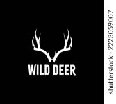 Wild Deer Logo, Deer logo design