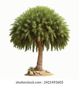 wild desert tropical old tree 