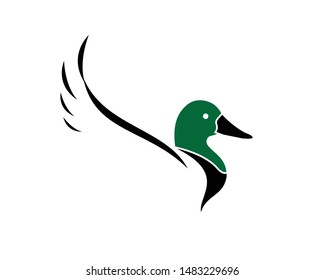 Wild Duck Logo Design Concept