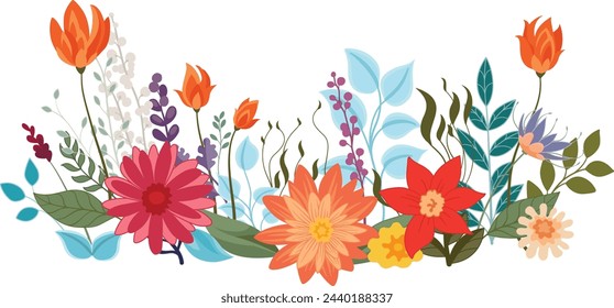 A wild flower floral flowers abstract pattern background design