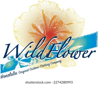 Wild Flower Hibiscus Nature Vector