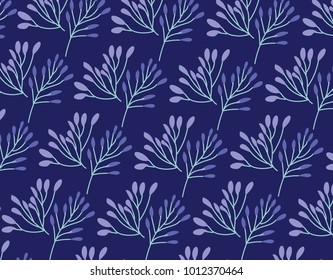 wild flower on blue background